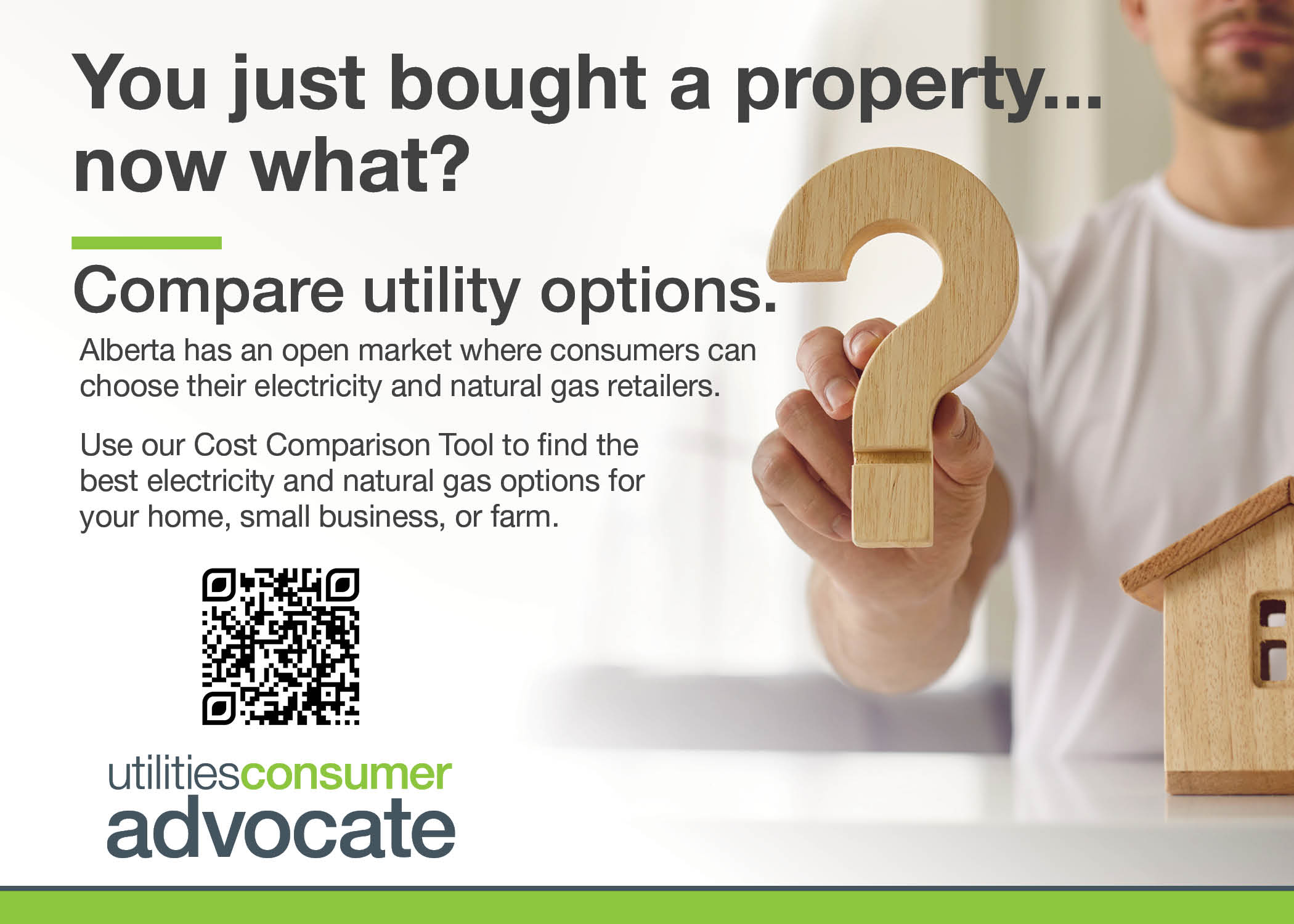 Front of the info card for new home buyers.