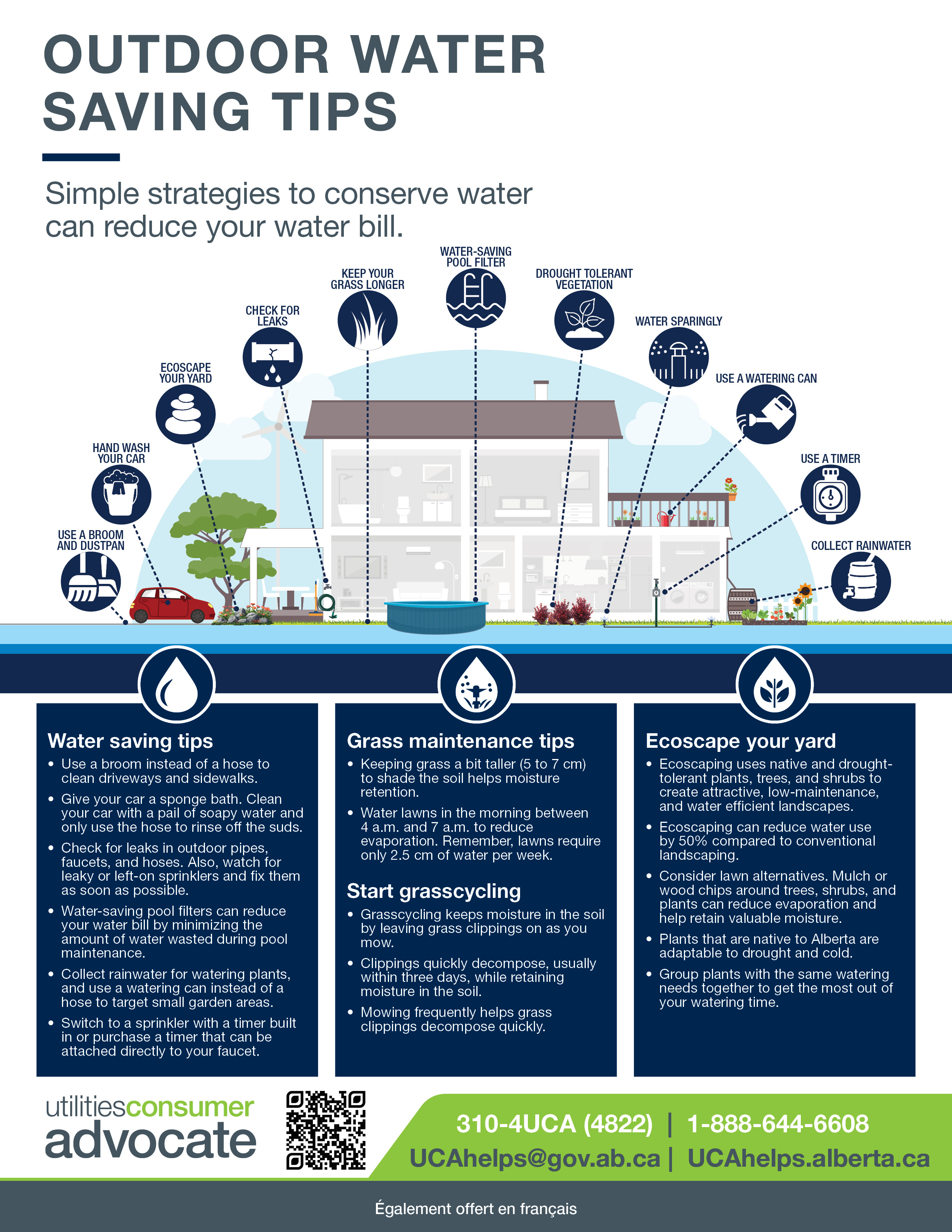 Tips to reduce water usage outdoors