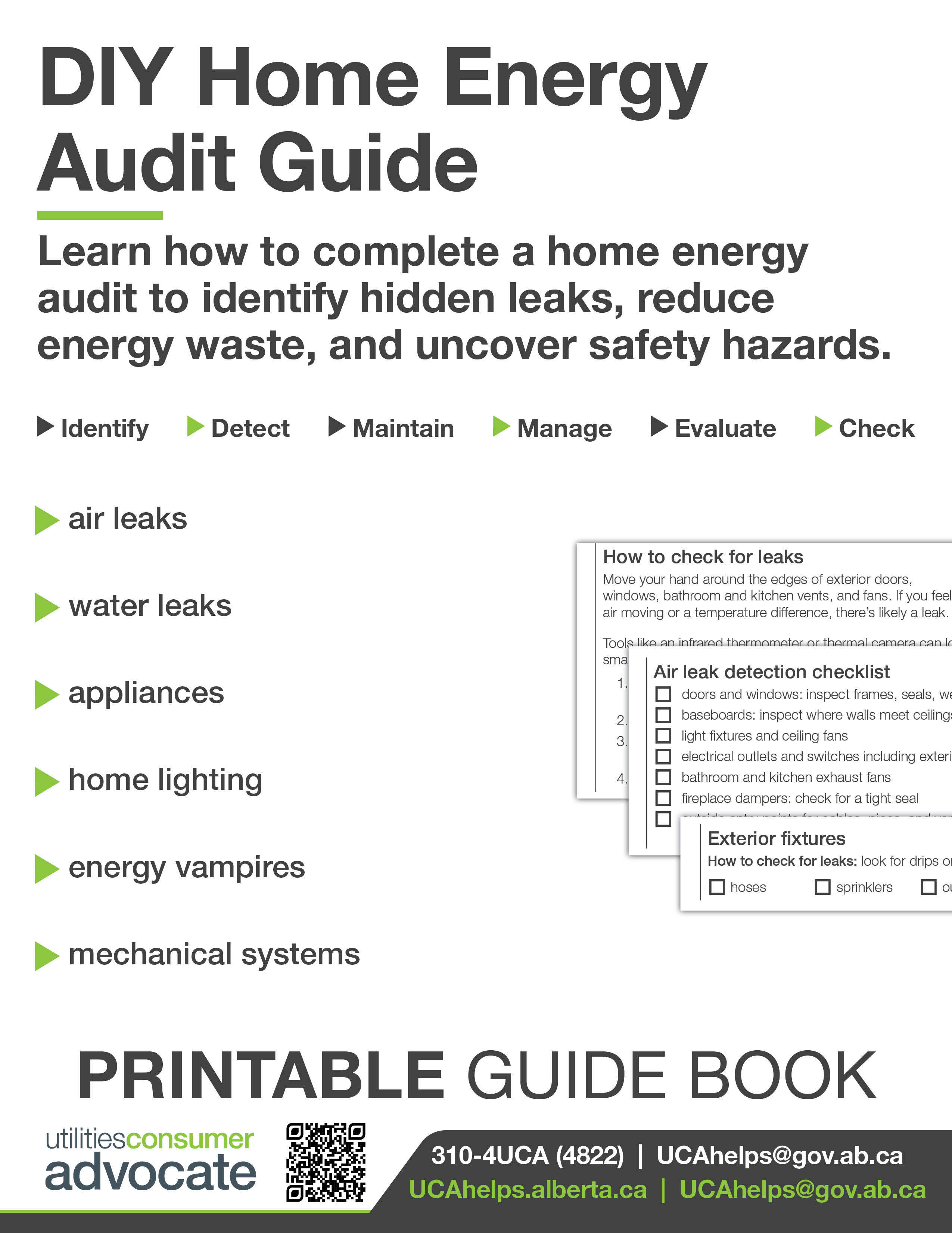 DIY home energy guide cover page
